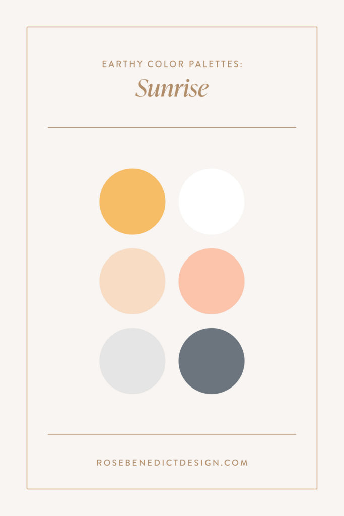 sunrise color palette