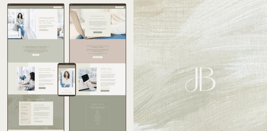 Jodi Berman, PhD as an example of a private practice website.