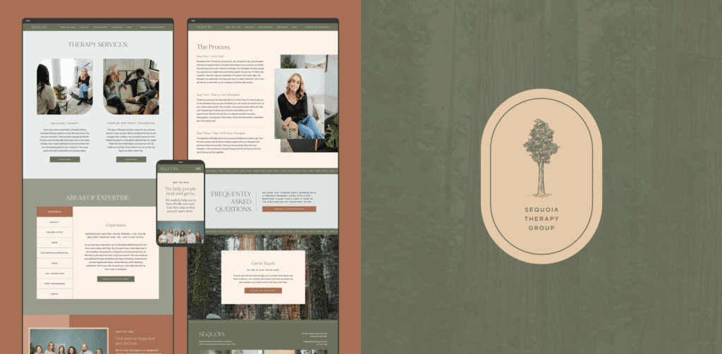 Sequoia Therapy Group as an example of a private practice webiste.