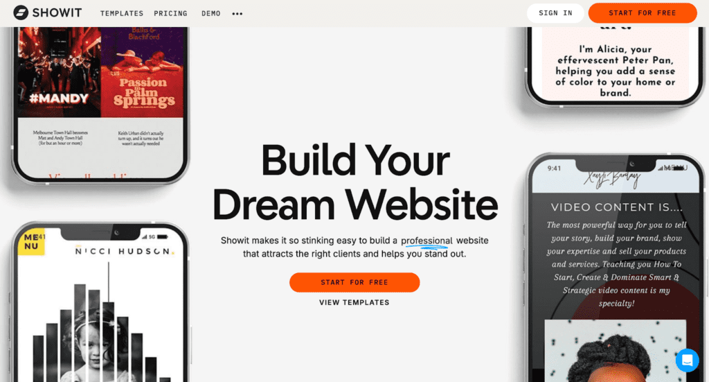 Showit is the platform that I recommend as the best website builder for medical practice.