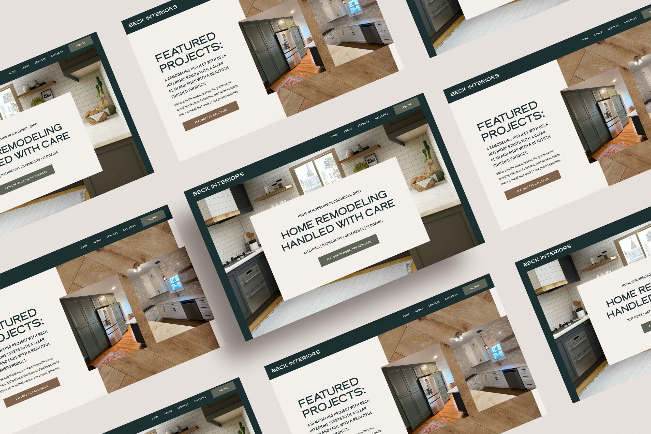 Brand and web design for interior designers.